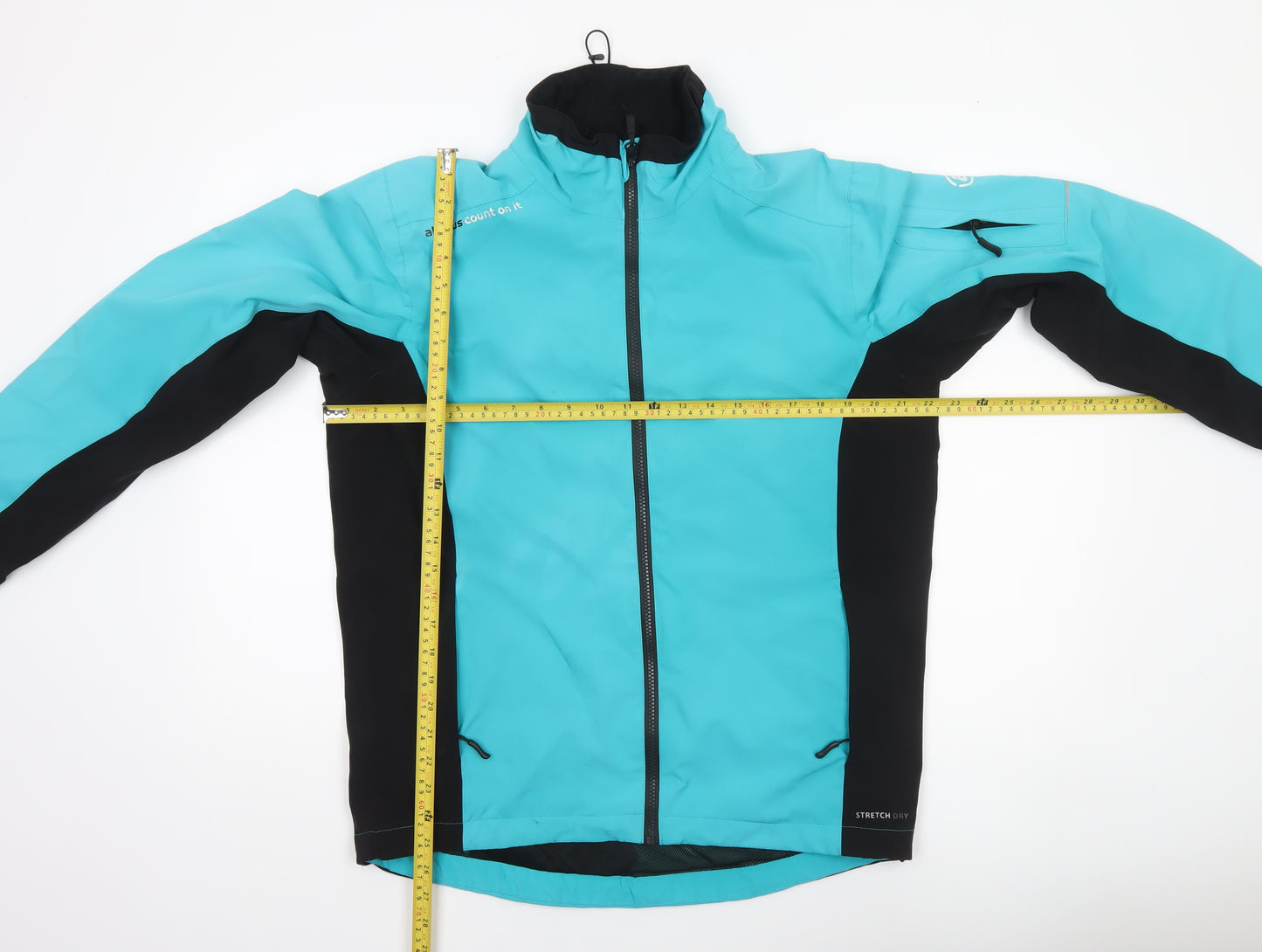 Abacus Men's Blue Softshell Jacket Size S UK38 Waterproof Windproof