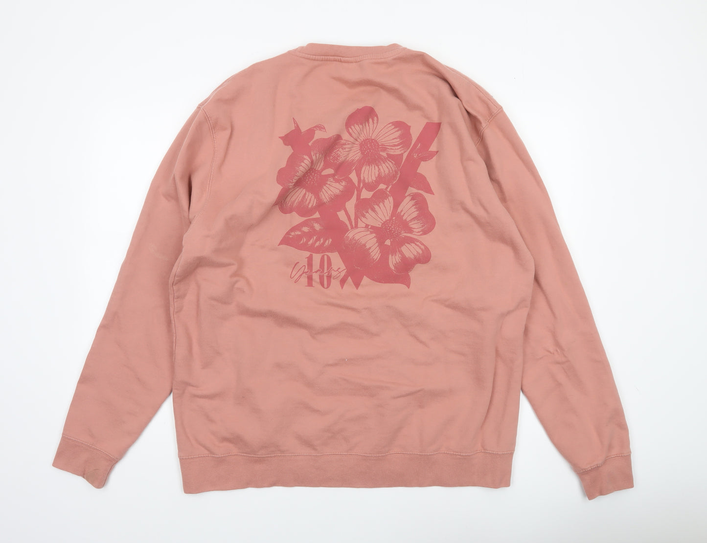Just Hoods AWDis Women’s Pink The Vamps Graphic Pullover Sweatshirt XXL