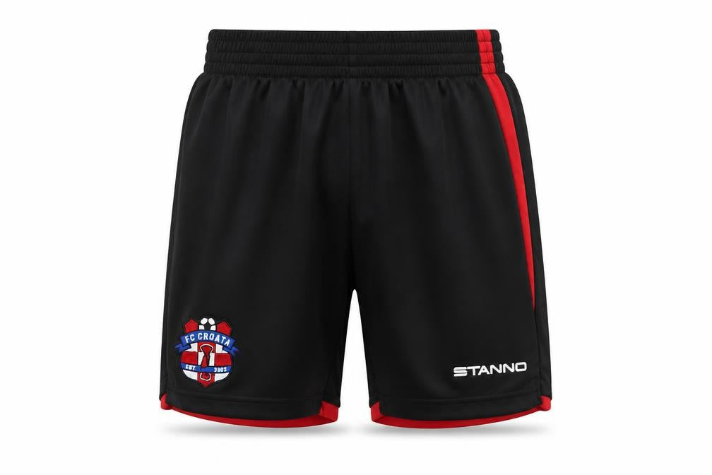 Stanno Boys Black S Athletic Football Shorts Lightweight Polyester