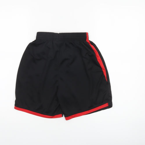 Stanno Boys Black S Athletic Football Shorts Lightweight Polyester