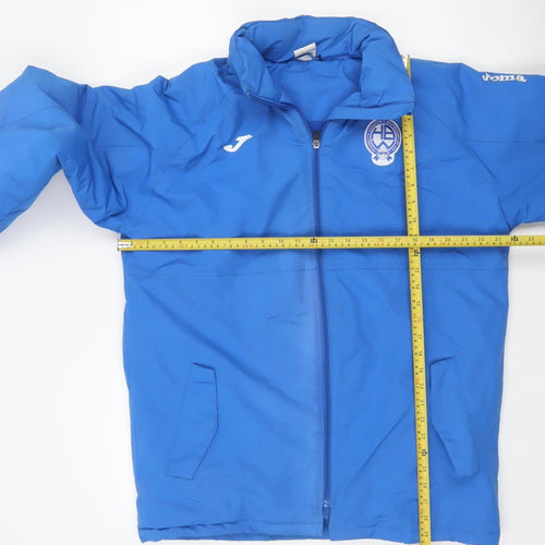 Joma Men's Blue Medium Puffer Jacket Winter Sportswear