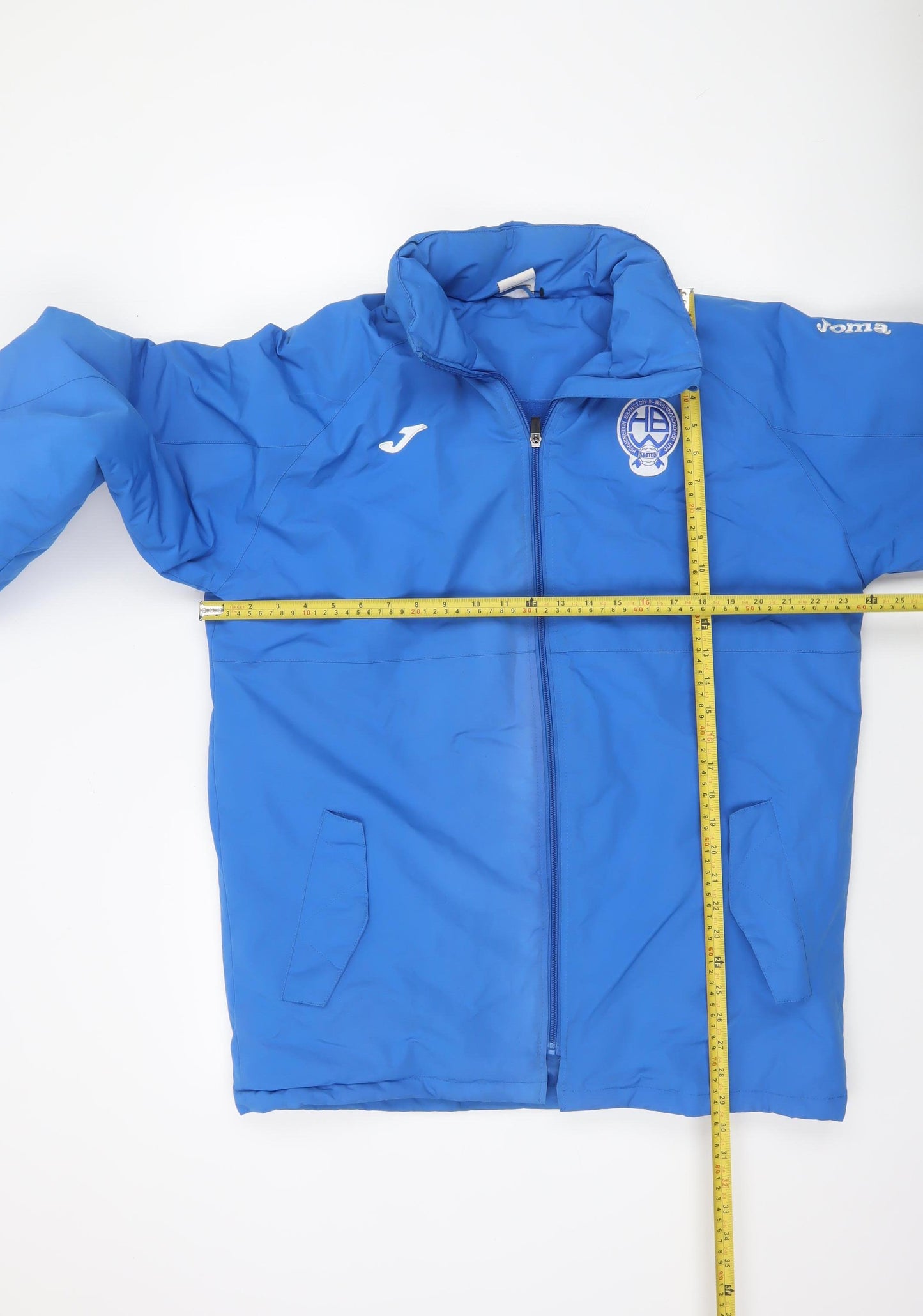 Joma Men's Blue Medium Puffer Jacket Winter Sportswear