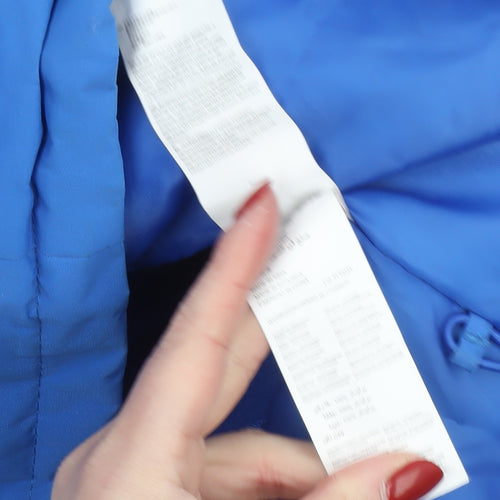 Joma Men's Blue Medium Puffer Jacket Winter Sportswear