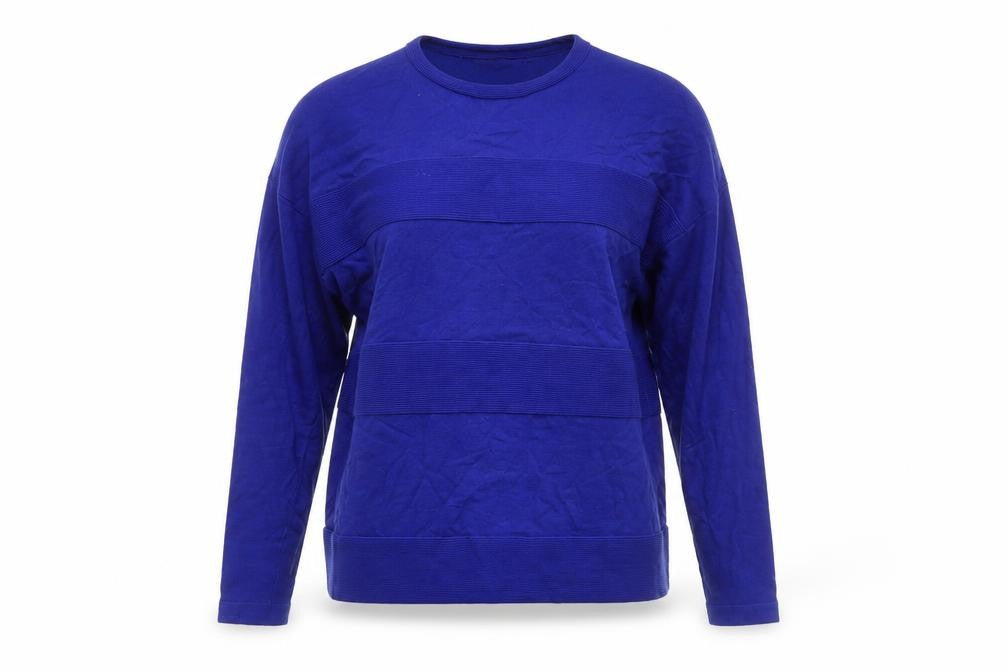 Dorothy Perkins Women's Blue Crew Neck Long Sleeve Jumper Size 12