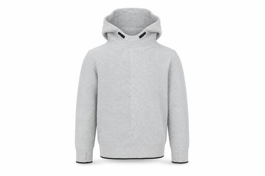 Next Boys Grey Hooded Cotton Pullover Jumper 6 Years