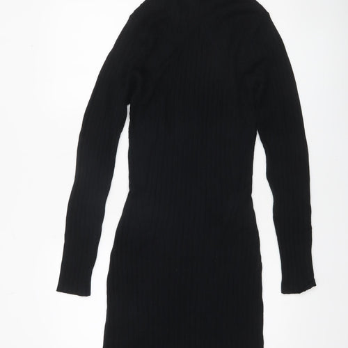 Abercrombie & Fitch Women’s Black Tall Bodycon Knit Dress Size M