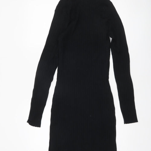 Abercrombie & Fitch Women’s Black Tall Bodycon Knit Dress Size M