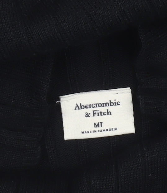 Abercrombie & Fitch Women’s Black Tall Bodycon Knit Dress Size M