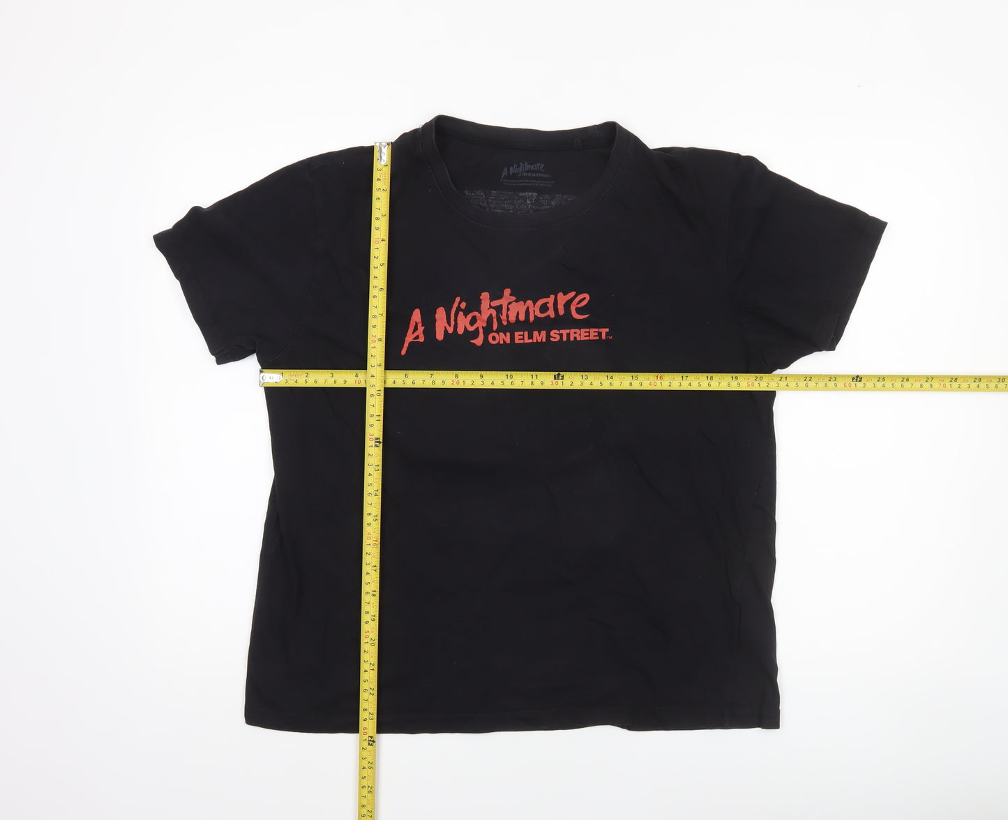 A Nightmare On Elm Street Women's Black L Horror Movie T-Shirt