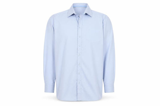 Jupiter Men's Blue Regular Fit Long Sleeve Cotton Formal Shirt XL