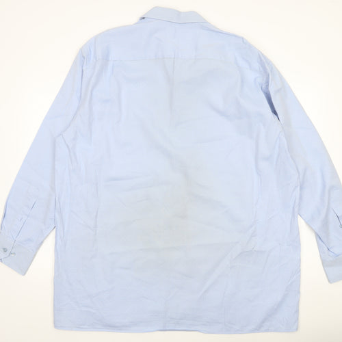 Jupiter Men's Blue Regular Fit Long Sleeve Cotton Formal Shirt XL