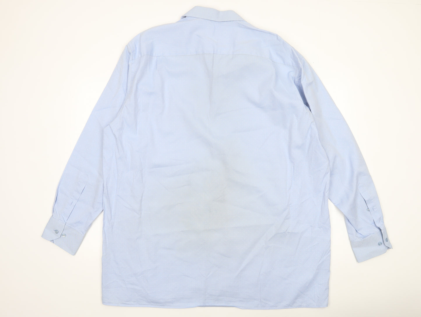 Jupiter Men's Blue Regular Fit Long Sleeve Cotton Formal Shirt XL