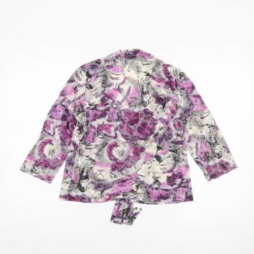 Marks and Spencer Per Una Women’s Multicoloured Floral Wrap Blouse Size 12