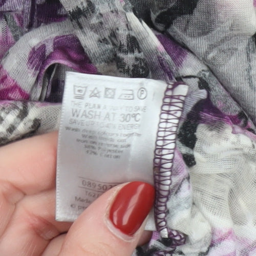 Marks and Spencer Per Una Women’s Multicoloured Floral Wrap Blouse Size 12