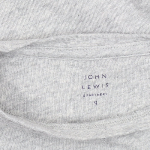 John Lewis Girls Grey Long Sleeve Zebra Print Lightning Pullover Top 9 Years