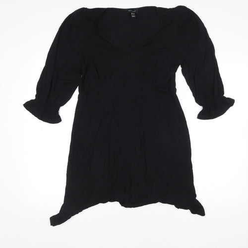 New Look Women’s Black A-Line Knee Length Dress Size 12