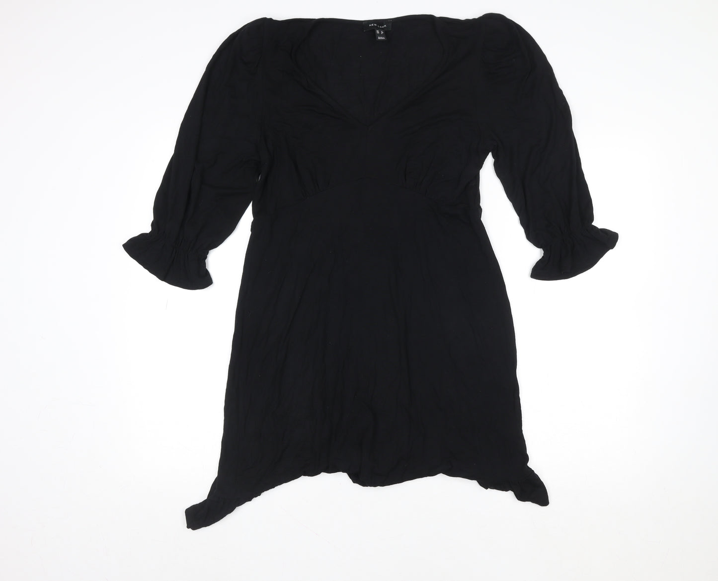 New Look Women’s Black A-Line Knee Length Dress Size 12