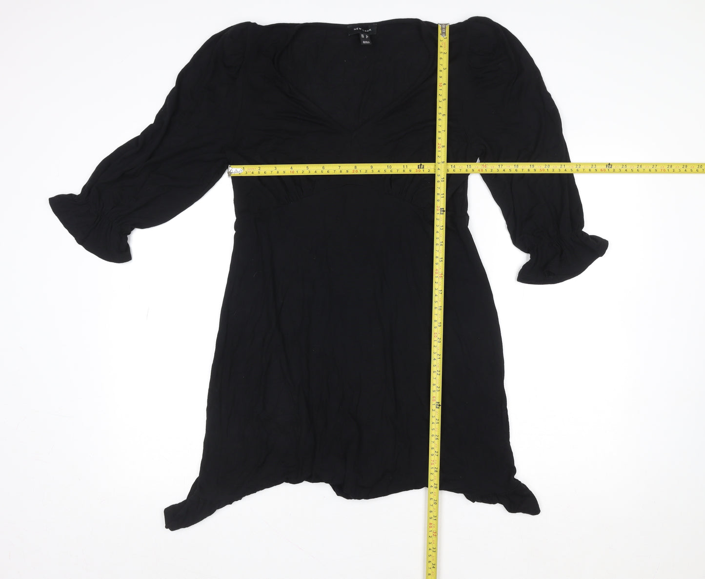 New Look Women’s Black A-Line Knee Length Dress Size 12