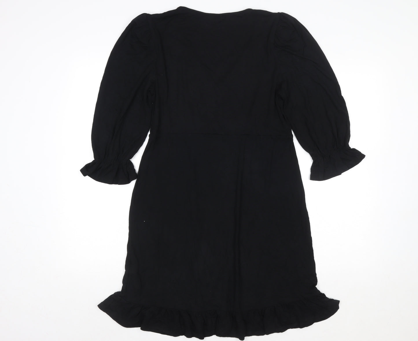 New Look Women’s Black A-Line Knee Length Dress Size 12
