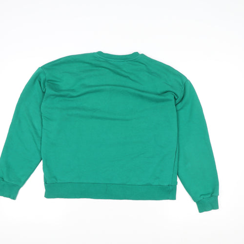 Stradivarius Womens Green Palm Springs Sweatshirt Size 12