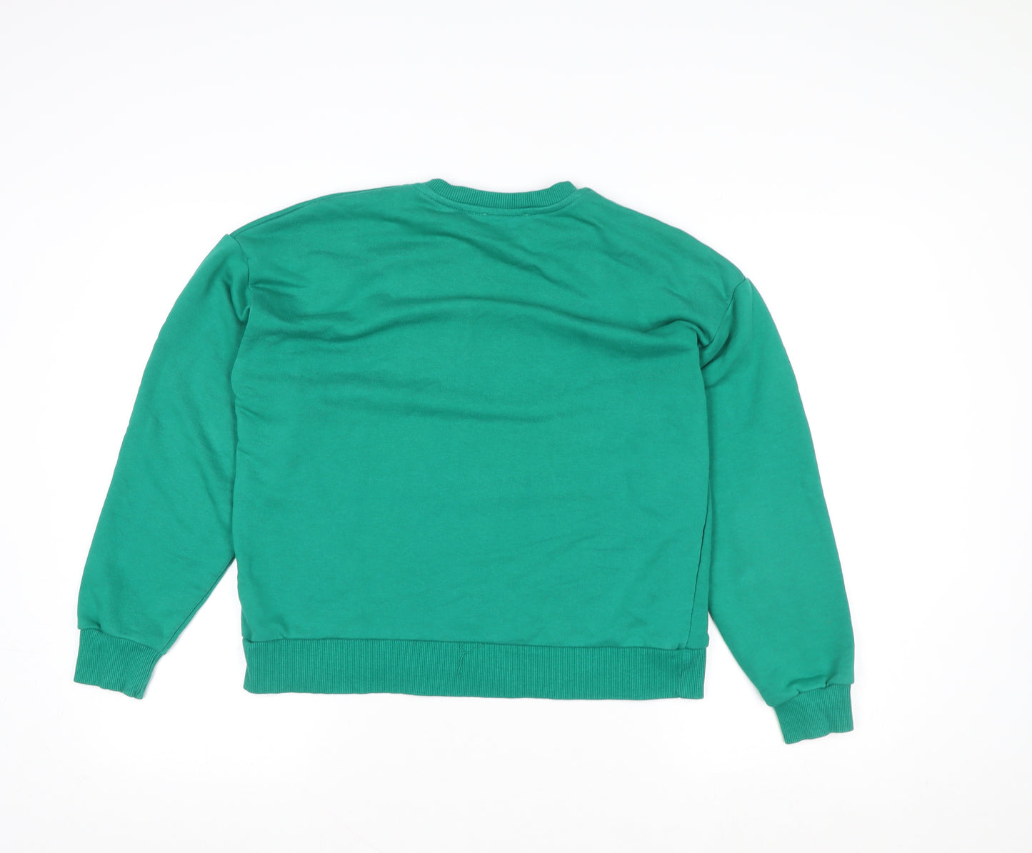Stradivarius Womens Green Palm Springs Sweatshirt Size 12