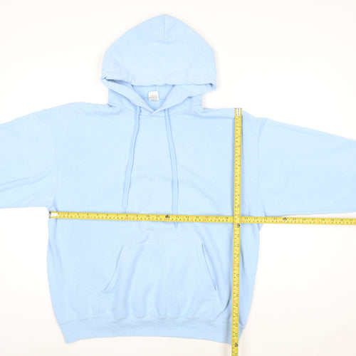 Fruit of the Loom Women Light Blue Classic Pullover Hoodie L