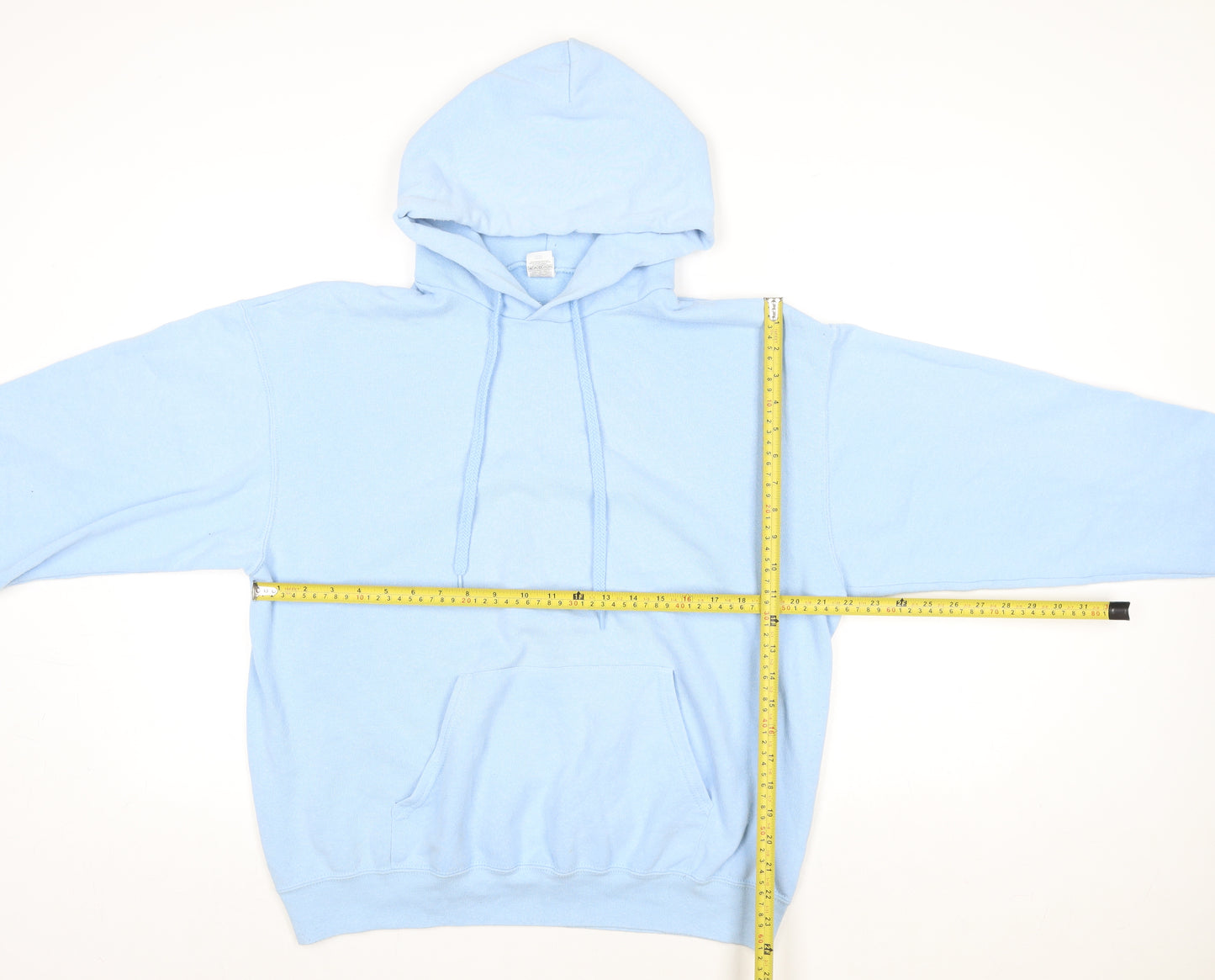 Fruit of the Loom Women Light Blue Classic Pullover Hoodie L