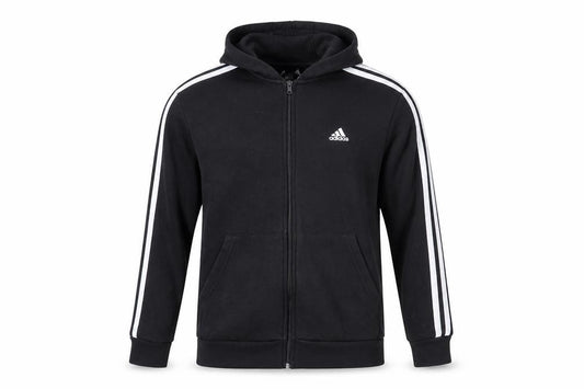 Front view of Nike Men's Black Pullover Hoodie, size S, Regular Fit Sportswear