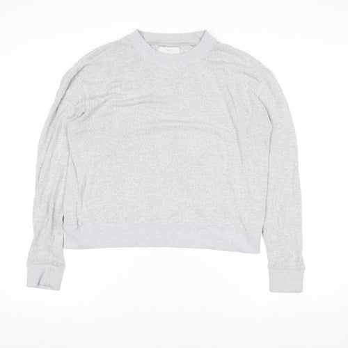 Next Women’s Grey Long Sleeve Crew Neck Jersey Top M