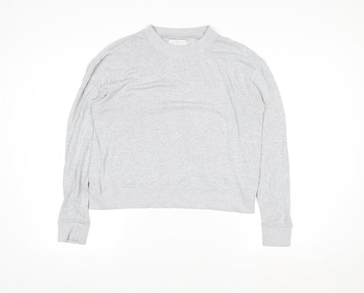 Next Women’s Grey Long Sleeve Crew Neck Jersey Top M