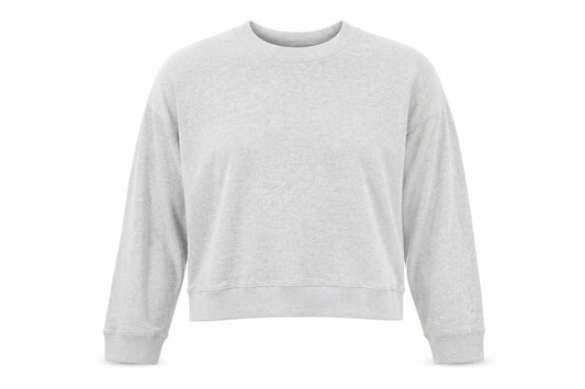 Front view of Next Women’s Grey Long Sleeve Crew Neck Jersey Top M