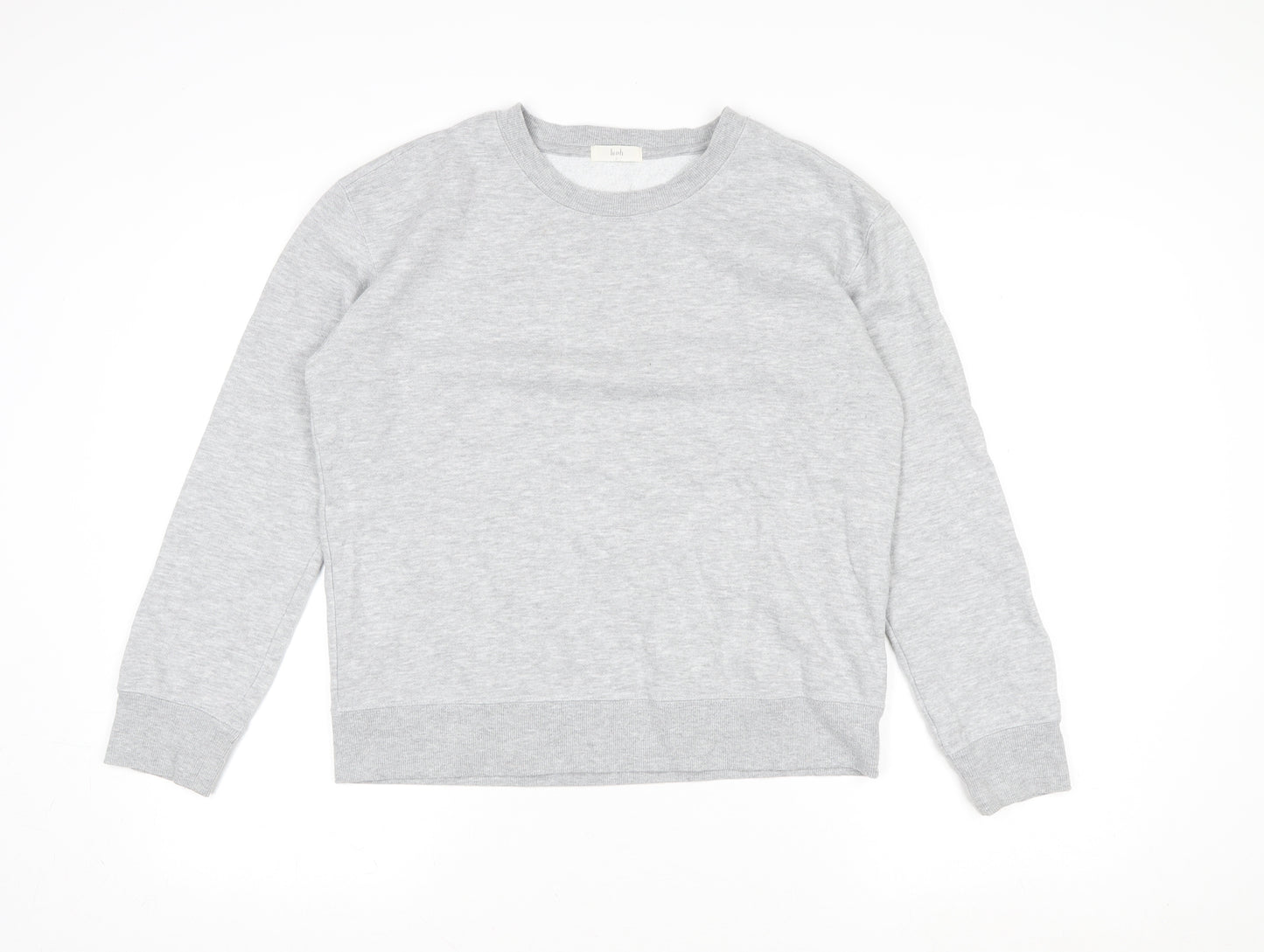 Baukjen Women Grey Small Pullover Sweatshirt 60% Cotton 40% Polyester