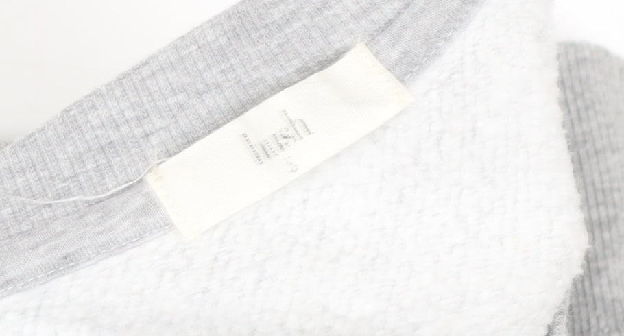 Baukjen Women Grey Small Pullover Sweatshirt 60% Cotton 40% Polyester