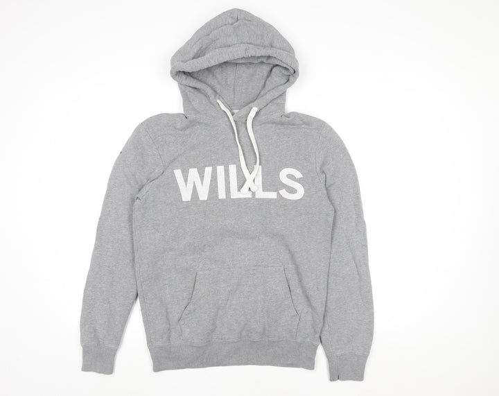 Jack Wills Womens Grey Pullover Hoodie XS Cotton Blend University Style