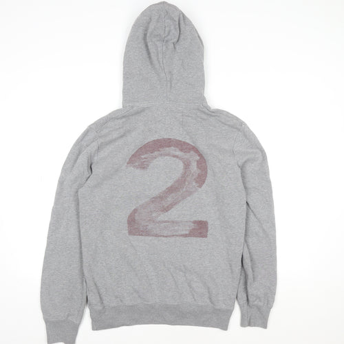 Jack Wills Womens Grey Pullover Hoodie XS Cotton Blend University Style