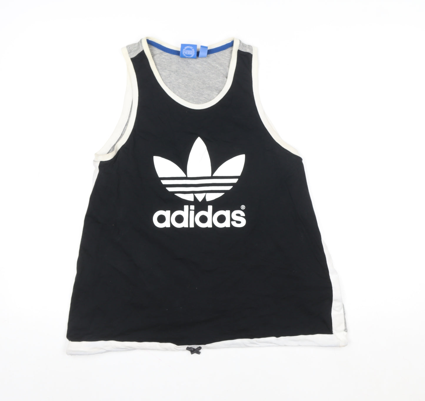 Adidas Men's Black Regular Fit Graphic Tank Top Size M