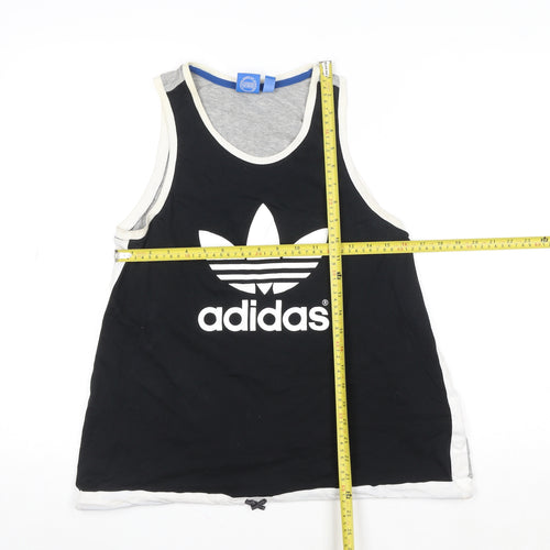 Adidas Men's Black Regular Fit Graphic Tank Top Size M