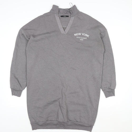 George Women’s Grey Long Sleeve Pullover Sweatshirt Size 14
