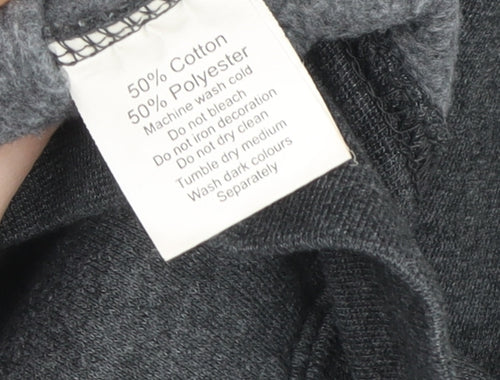Zone One Men's Grey London England Pullover Hoodie XS