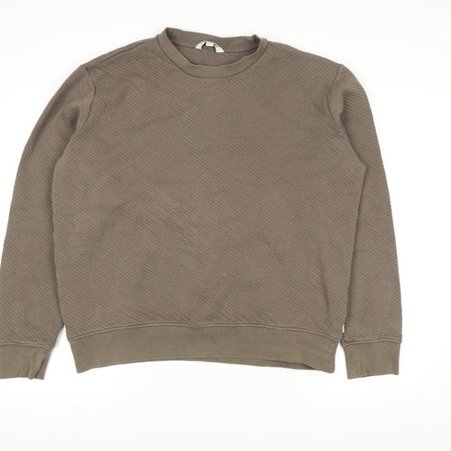 Marks and Spencer Women’s Brown Pullover Sweatshirt Size L Cotton Blend
