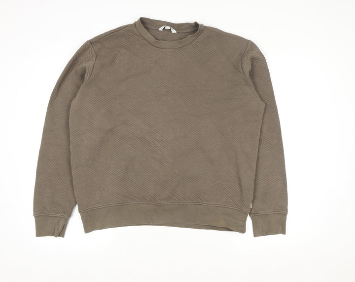 Marks and Spencer Women’s Brown Pullover Sweatshirt Size L Cotton Blend