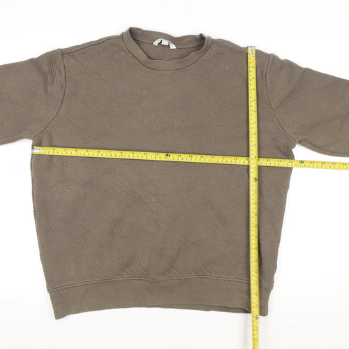 Marks and Spencer Women’s Brown Pullover Sweatshirt Size L Cotton Blend