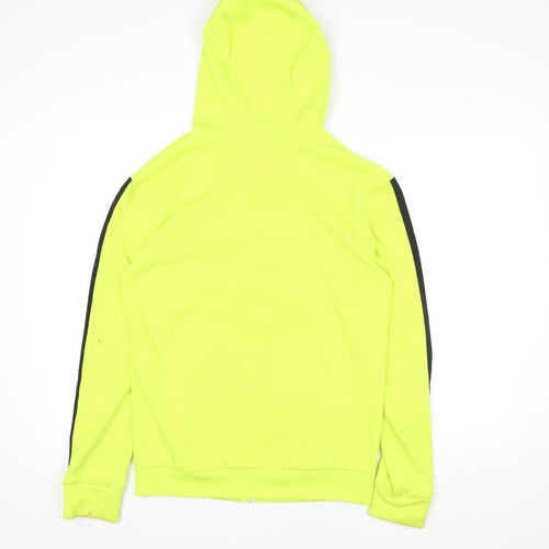 Sixth June Paris Mens Yellow Black Track Jacket Size S Full Zip Hoodie