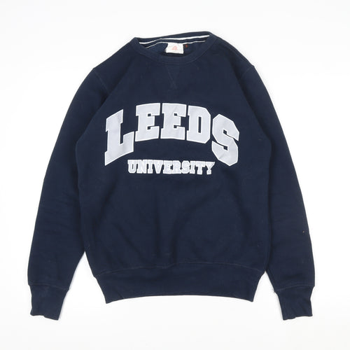 Advance Women's Navy Leeds University Pullover Sweatshirt Size S