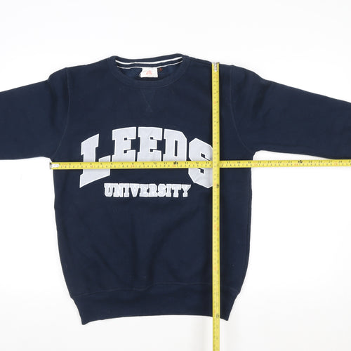 Advance Women's Navy Leeds University Pullover Sweatshirt Size S