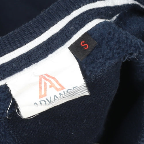 Advance Women's Navy Leeds University Pullover Sweatshirt Size S