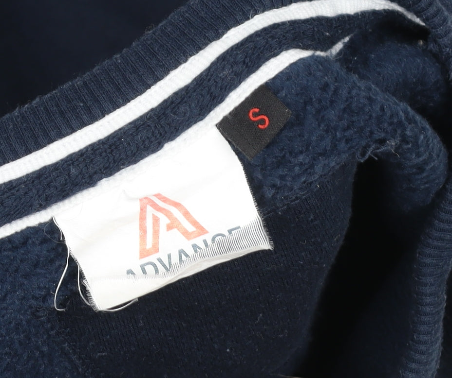 Advance Women's Navy Leeds University Pullover Sweatshirt Size S