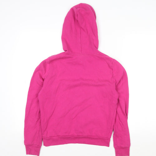 Victoria's Secret Pink Girls XS Pink Pullover Hoodie Fleece Sweatshirt