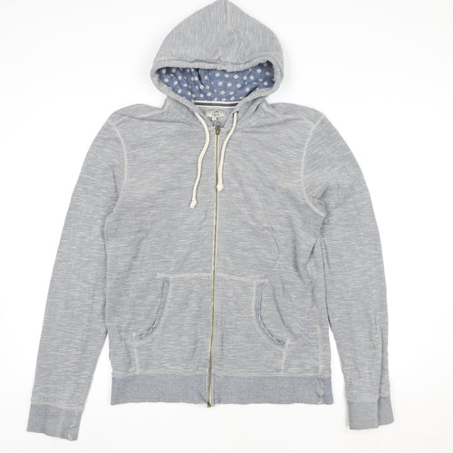 Next Women’s Grey Cotton Hooded Zip Jacket Size M