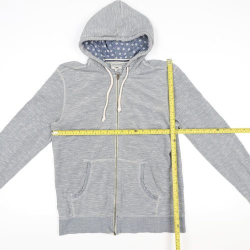 Next Women’s Grey Cotton Hooded Zip Jacket Size M